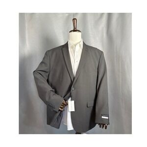 NWT Alain Dupetit Super 120s SuitTech Charcoal Blazer Jacket Mens 54 R‎ Business